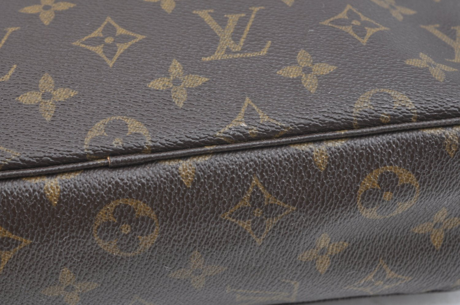 Auth Louis Vuitton Monogram Trousse Toilette 28 Clutch Bag M47522 LV Junk K5976
