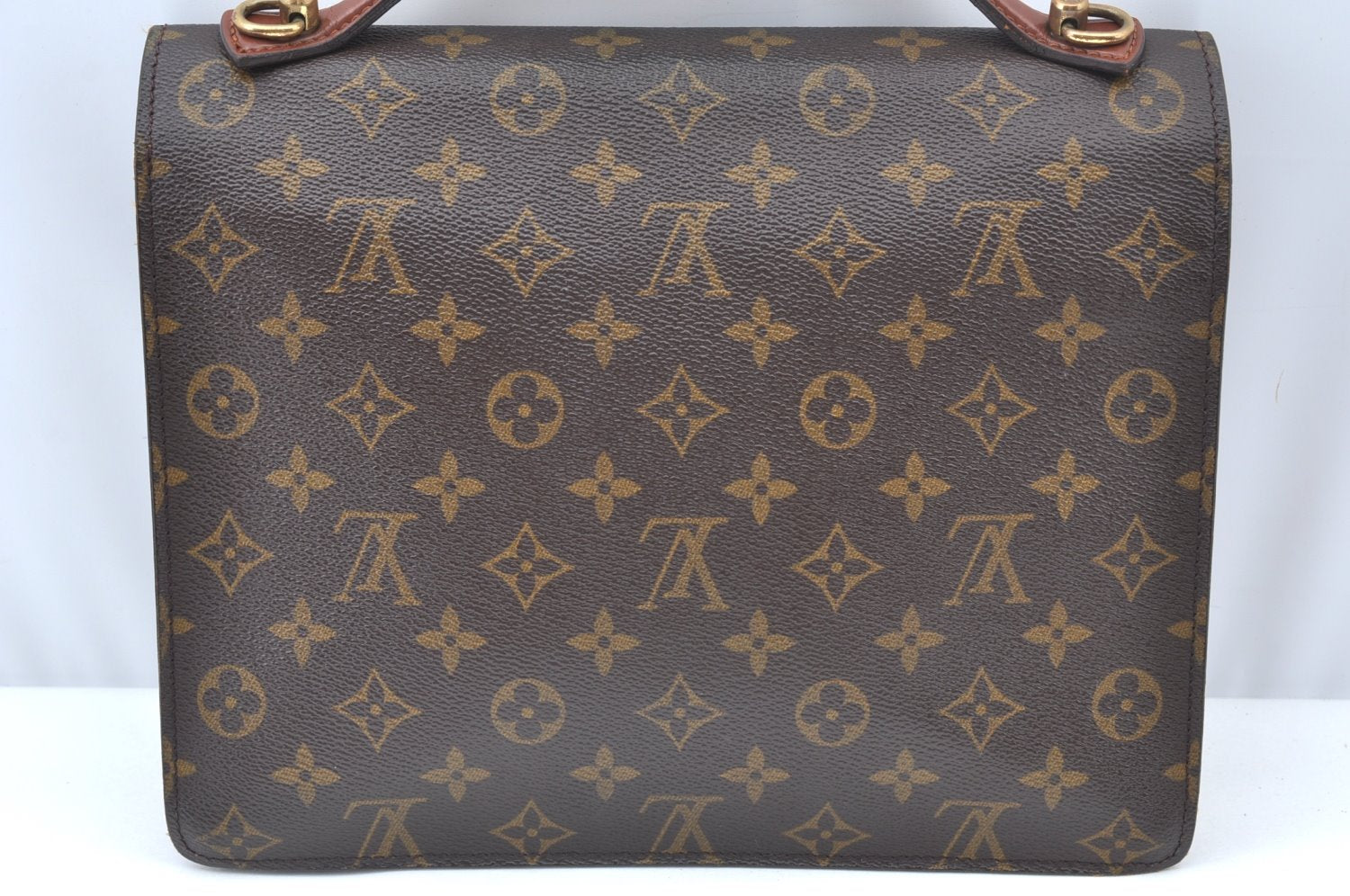 Authentic Louis Vuitton Monogram Monceau 2Way Shoulder Hand Bag M51185 LV K5977