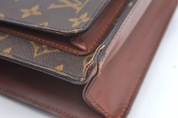 Authentic Louis Vuitton Monogram Monceau 2Way Shoulder Hand Bag M51185 LV K5977