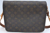 Authentic Louis Vuitton Monogram Cartouchiere GM Shoulder Bag Old Model K5979