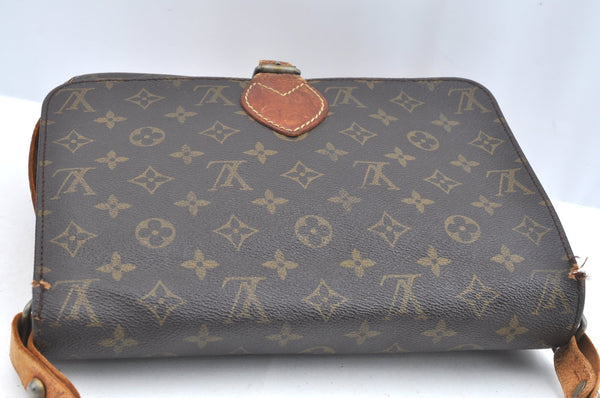 Authentic Louis Vuitton Monogram Cartouchiere GM Shoulder Bag Old Model K5979