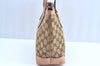 Authentic GUCCI Vintage Shoulder Tote Bag GG Canvas Leather 308604 Brown K5981