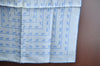 Authentic HERMES Petit Carre 40 Scarf "Saut Galop Canter Rack" Silk Blue K5989