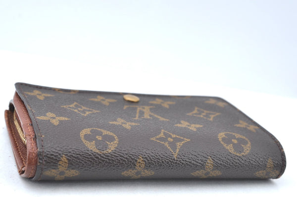 Auth Louis Vuitton Monogram Porte Monnaie Billets Tresor Wallet M61730 LV K5997