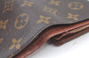 Auth Louis Vuitton Monogram Porte Monnaie Billets Tresor Wallet M61730 LV K5997