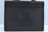 Auth Louis Vuitton Epi Serviette Ambassadeur Black Briefcase M54412 LV K6005