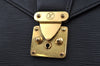 Auth Louis Vuitton Epi Serviette Ambassadeur Black Briefcase M54412 LV K6005