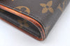 Authentic Louis Vuitton Monogram Pochette Florentine Pouch Waist Bag Junk K6009