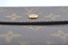 Authentic Louis Vuitton Monogram M61652 Porte Monnaie Billet Carte Credit K6015