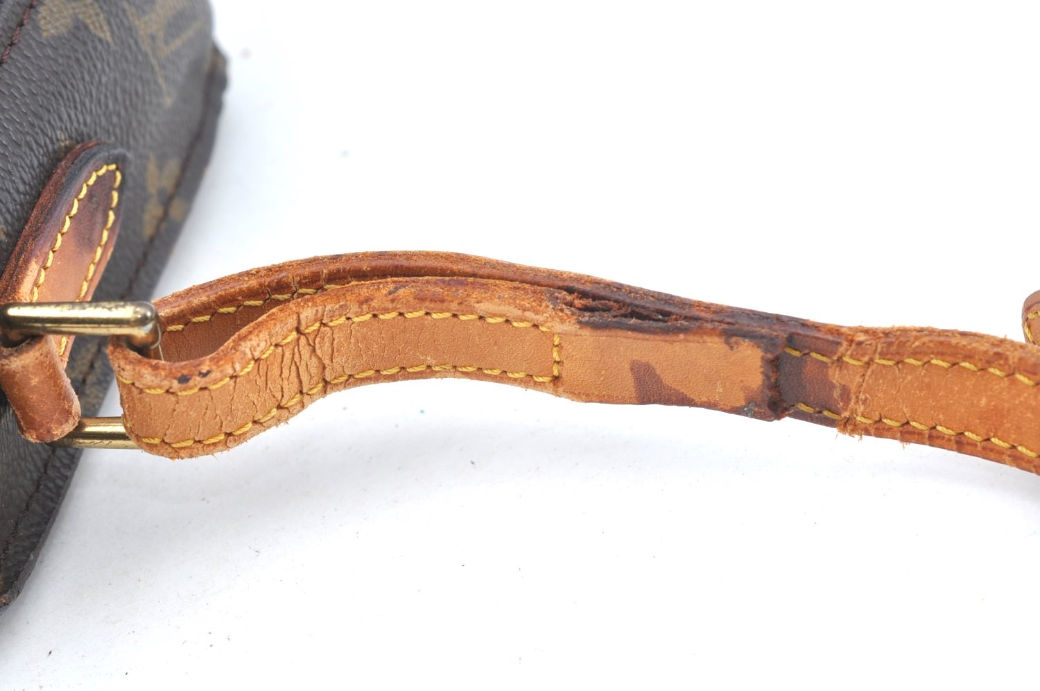 Authentic Louis Vuitton Monogram Saint Cloud PM M51244 Shoulder Bag Junk K6016