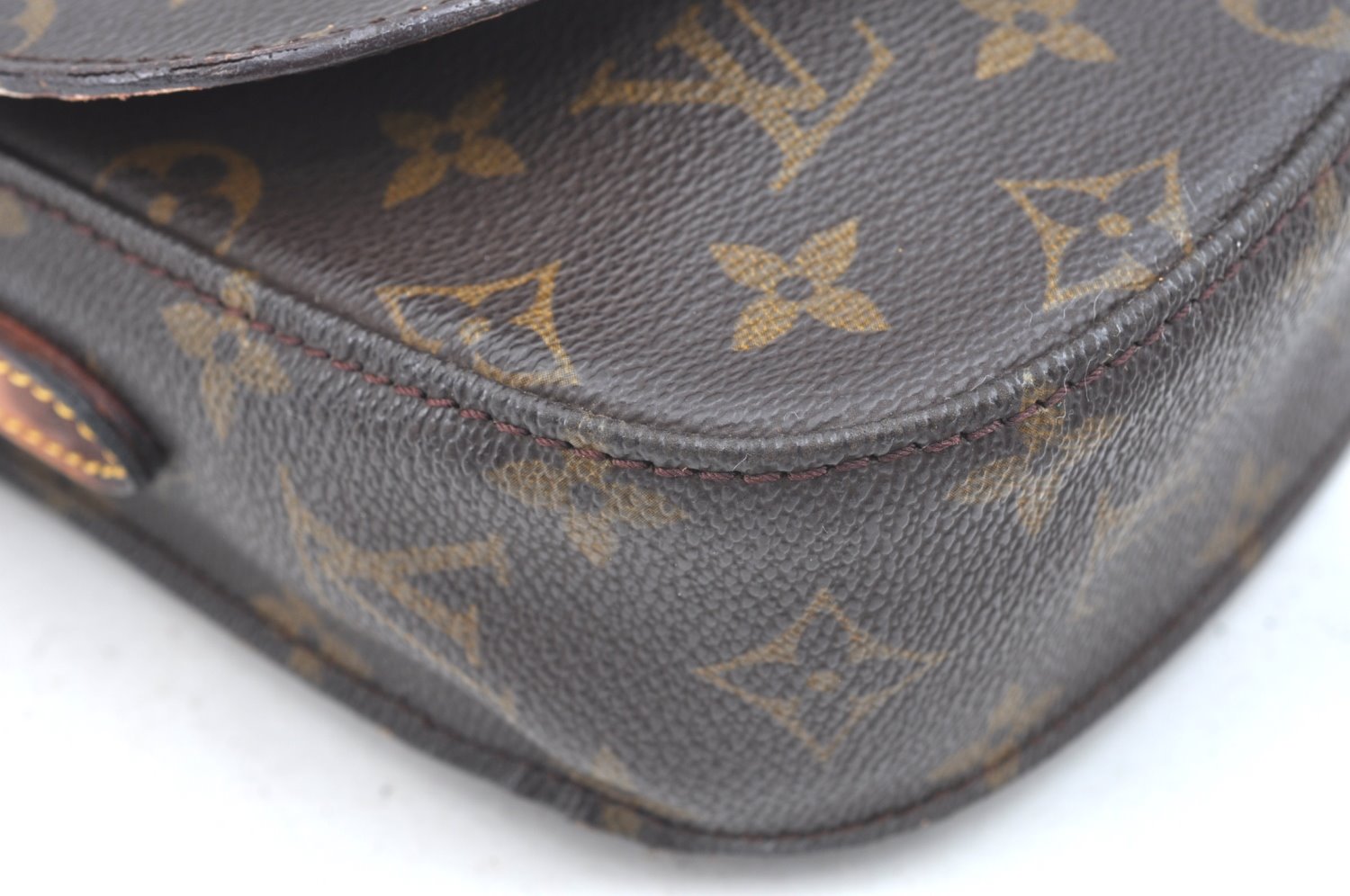 Authentic Louis Vuitton Monogram Saint Cloud PM M51244 Shoulder Bag Junk K6016