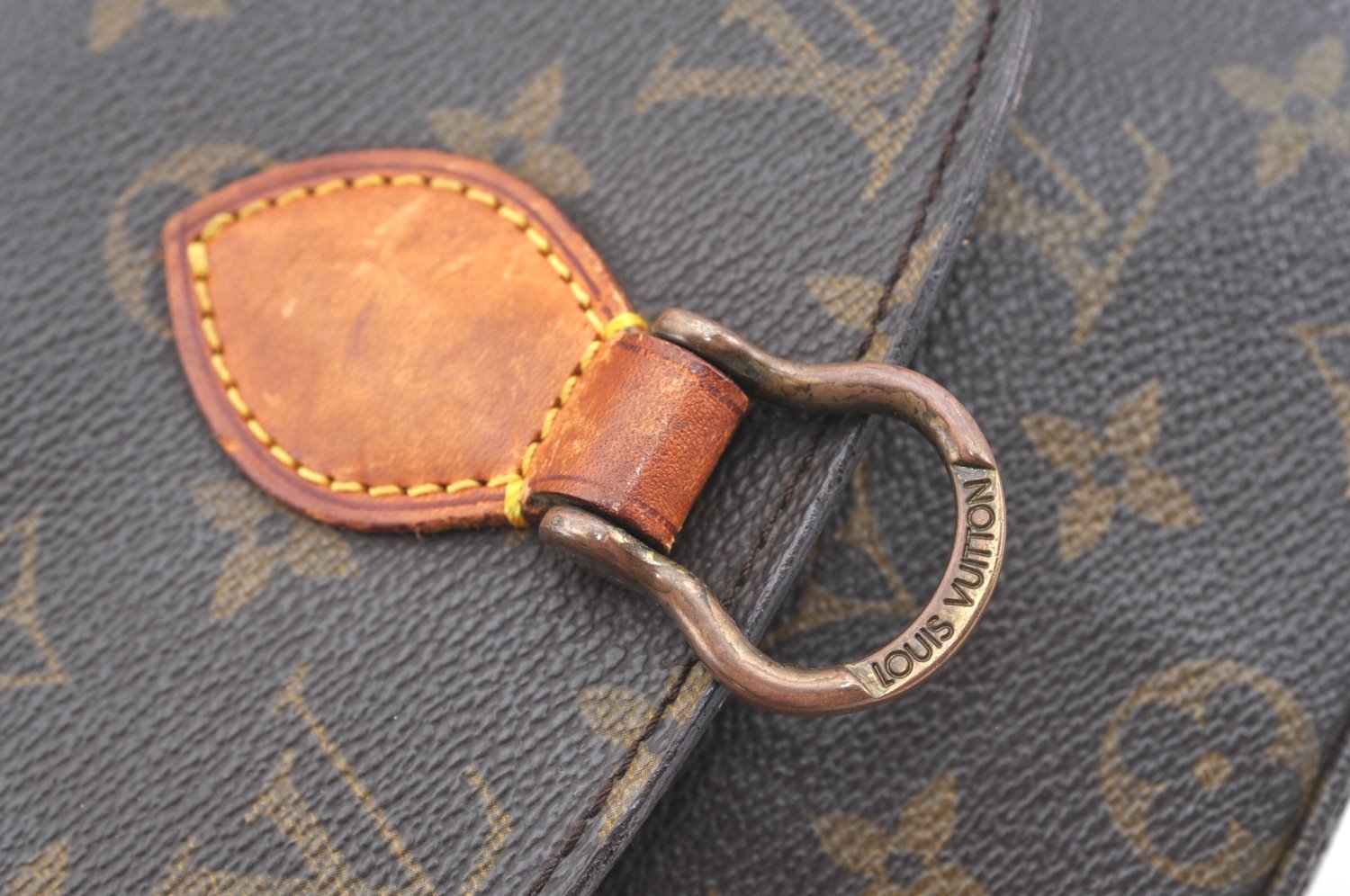 Authentic Louis Vuitton Monogram Saint Cloud PM M51244 Shoulder Bag Junk K6016