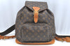 Authentic Louis Vuitton Monogram Montsouris GM Backpack M51135 LV K6020