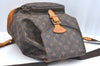 Authentic Louis Vuitton Monogram Montsouris GM Backpack M51135 LV K6020
