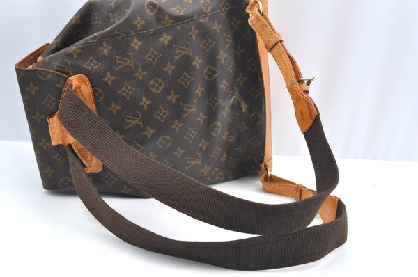 Authentic Louis Vuitton Monogram Montsouris GM Backpack M51135 LV K6020