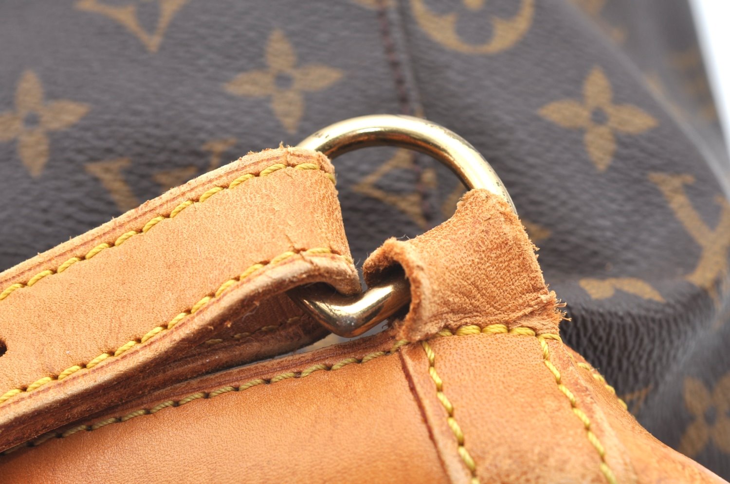 Authentic Louis Vuitton Monogram Montsouris GM Backpack M51135 LV K6020