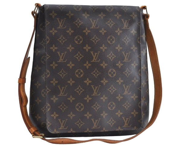 Authentic Louis Vuitton Monogram Musette Shoulder Cross Body Bag M51256 LV K6023