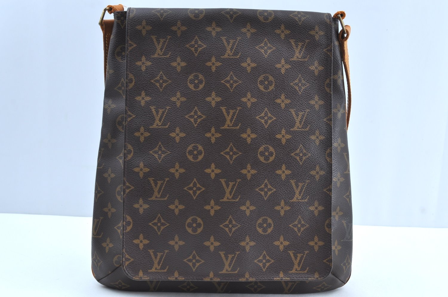Authentic Louis Vuitton Monogram Musette Shoulder Cross Body Bag M51256 LV K6023