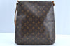 Authentic Louis Vuitton Monogram Musette Shoulder Cross Body Bag M51256 LV K6023