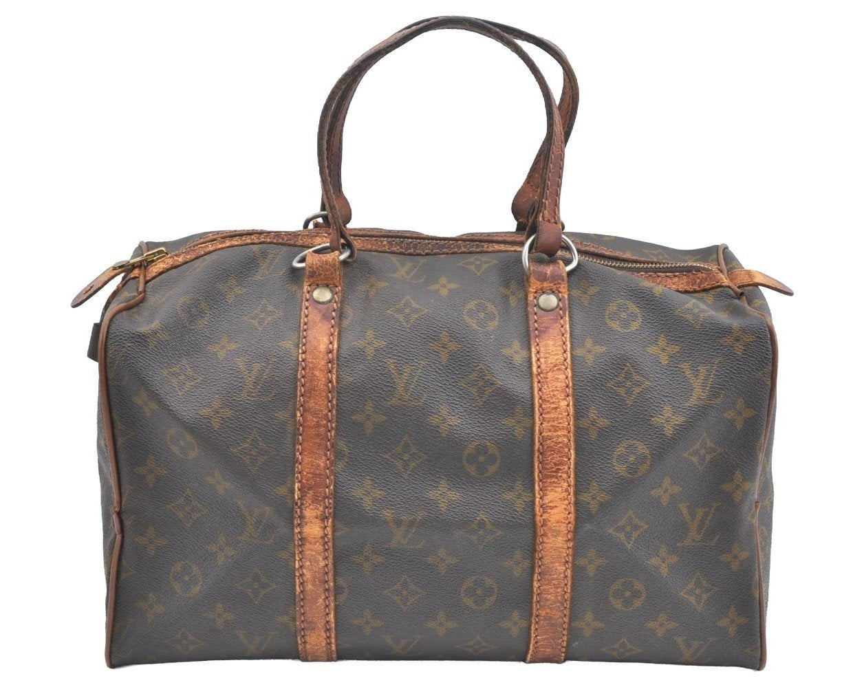 Authentic Louis Vuitton Monogram Sac Souple 35 Hand Boston Bag M41626 LV K6030