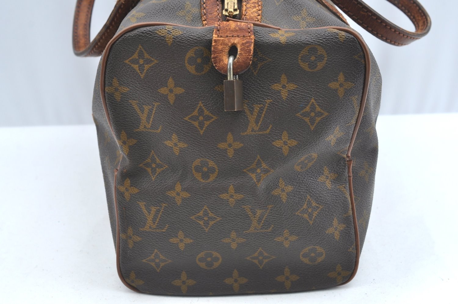 Authentic Louis Vuitton Monogram Sac Souple 35 Hand Boston Bag M41626 LV K6030