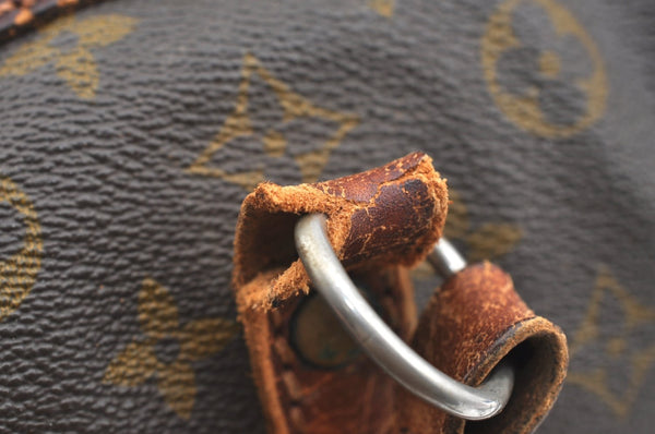 Authentic Louis Vuitton Monogram Sac Souple 35 Hand Boston Bag M41626 LV K6030