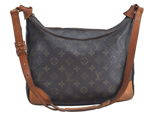 Authentic Louis Vuitton Monogram Boulogne 30 Shoulder Cross Bag M52165 LV K6033