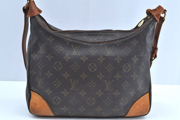 Authentic Louis Vuitton Monogram Boulogne 30 Shoulder Cross Bag M52165 LV K6033