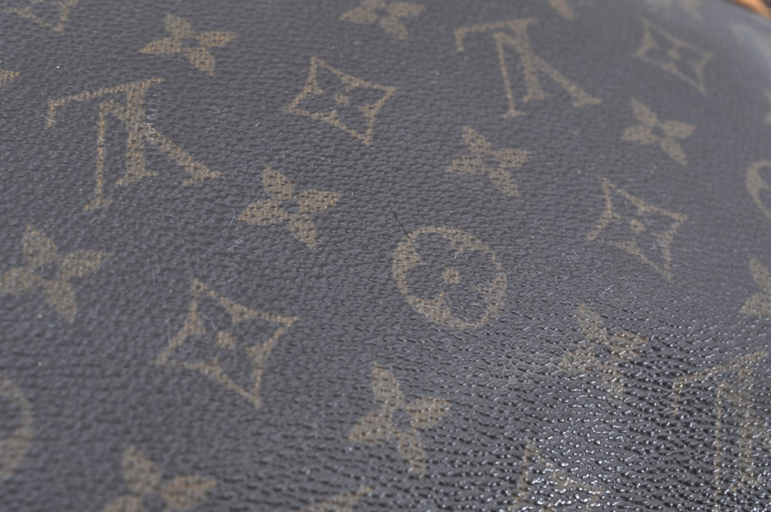Authentic Louis Vuitton Monogram Boulogne 30 Shoulder Cross Bag M52165 LV K6033