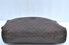 Authentic CELINE Macadam Blason Clutch Hand Bag Purse PVC Leather Brown K6034