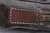 Authentic CELINE Macadam Blason Clutch Hand Bag Purse PVC Leather Brown K6034