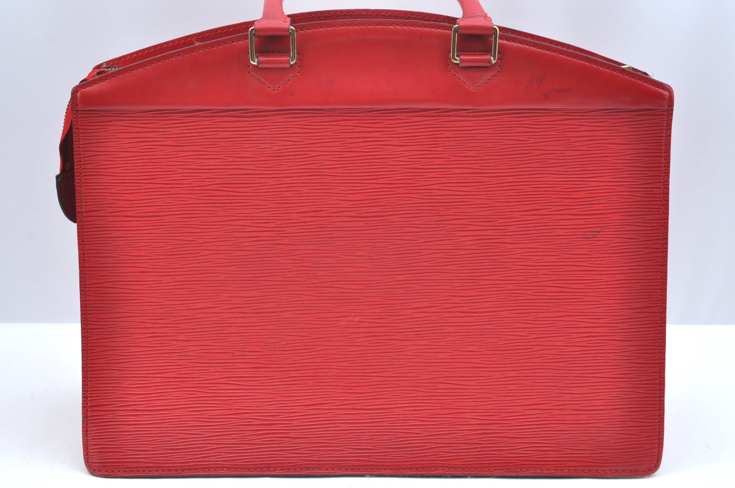 Authentic Louis Vuitton Epi Riviera Hand Bag Red M48187 LV K6035