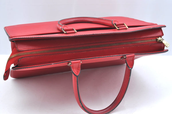 Authentic Louis Vuitton Epi Riviera Hand Bag Red M48187 LV K6035