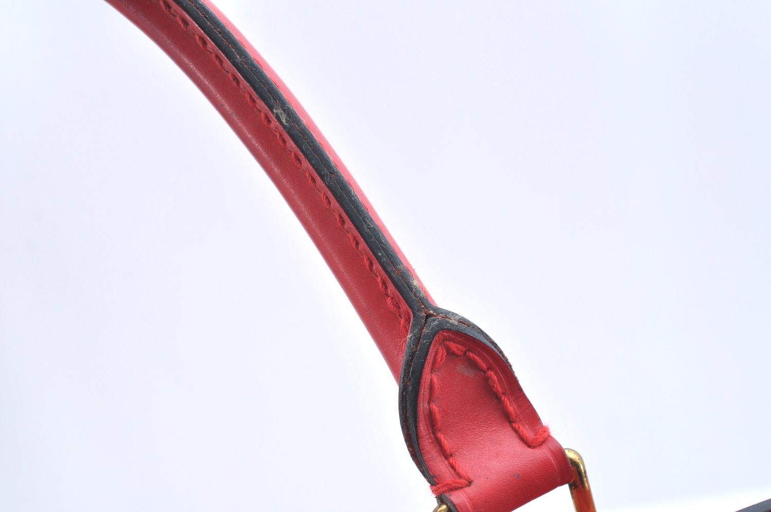 Authentic Louis Vuitton Epi Riviera Hand Bag Red M48187 LV K6035