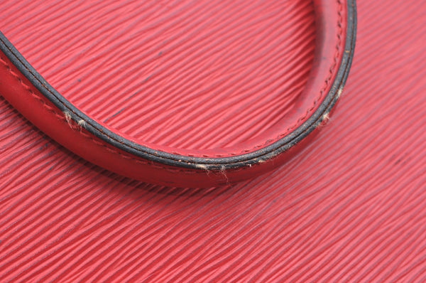 Authentic Louis Vuitton Epi Riviera Hand Bag Red M48187 LV K6035