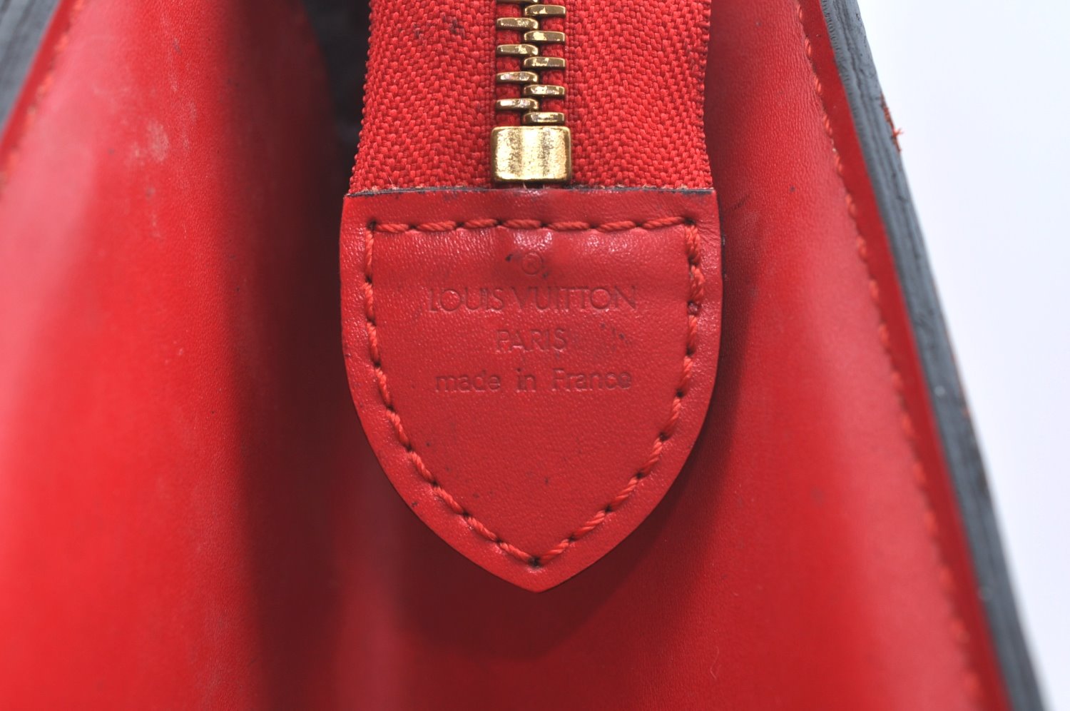 Authentic Louis Vuitton Epi Riviera Hand Bag Red M48187 LV K6035