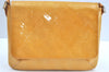 Auth Louis Vuitton Vernis Thompson Street Shoulder Bag Yellow M91008 Junk K6036