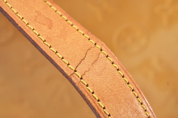 Auth Louis Vuitton Vernis Thompson Street Shoulder Bag Yellow M91008 Junk K6036