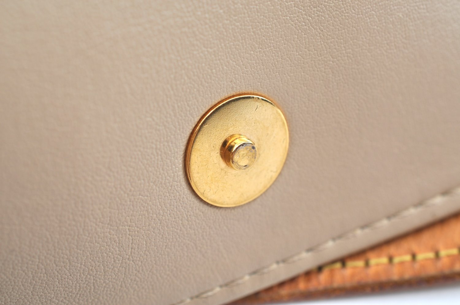 Auth Louis Vuitton Vernis Thompson Street Shoulder Bag Yellow M91008 Junk K6036