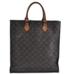 Authentic Louis Vuitton Monogram Sac Plat Hand Tote Bag M51140 LV K6040