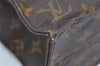 Authentic Louis Vuitton Monogram Sac Plat Hand Tote Bag M51140 LV K6040