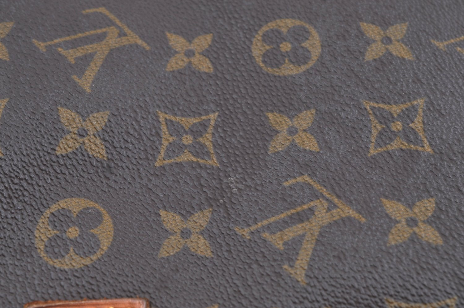 Authentic Louis Vuitton Monogram Sac Plat Hand Tote Bag M51140 LV K6040