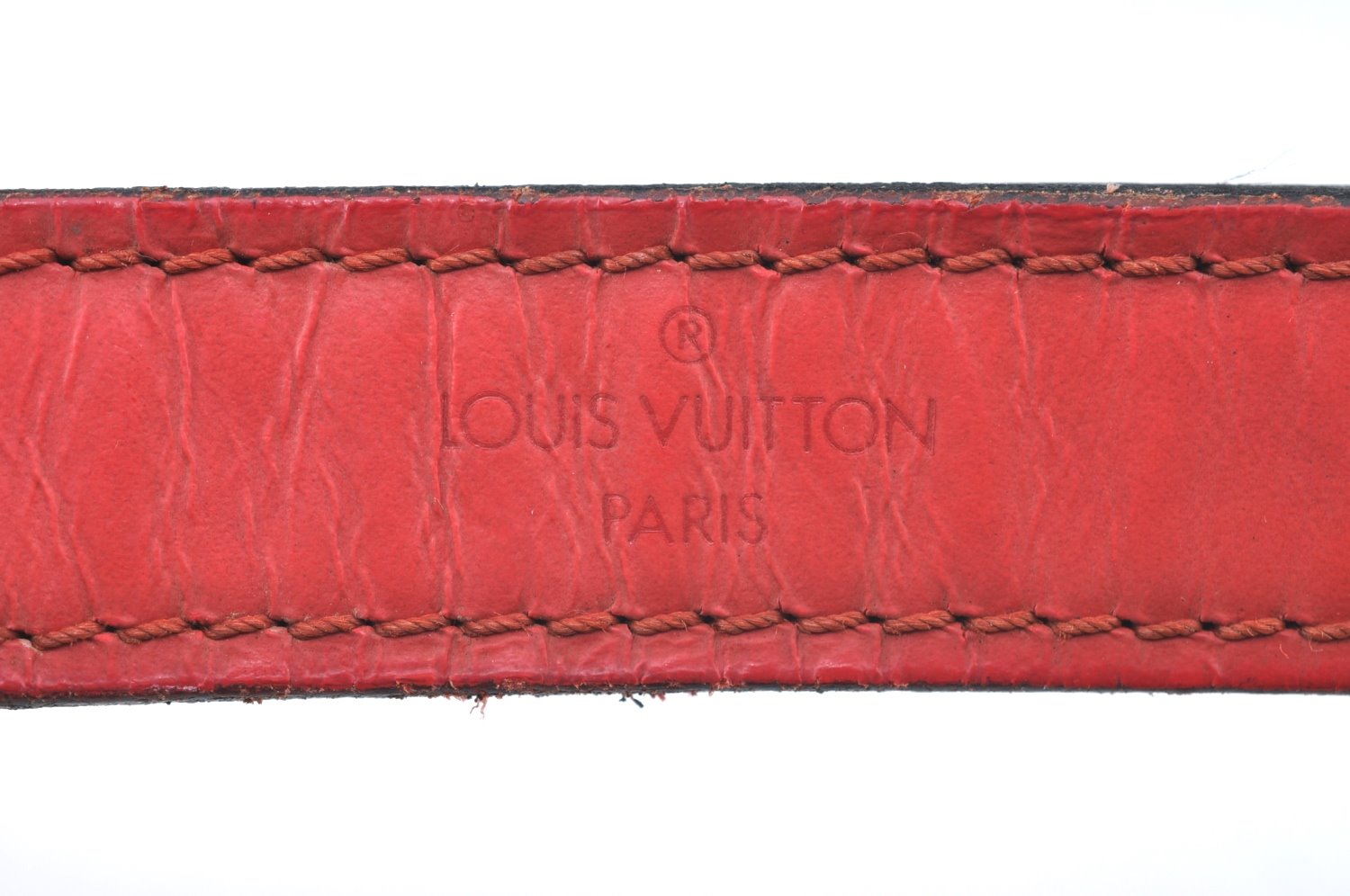 Authentic Louis Vuitton Epi Petit Noe Bi-color Green x Red Drawstring Bag K6043