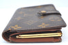 Auth Louis Vuitton Monogram Porte Monnaie Billets Viennois M61663 Wallet K6049