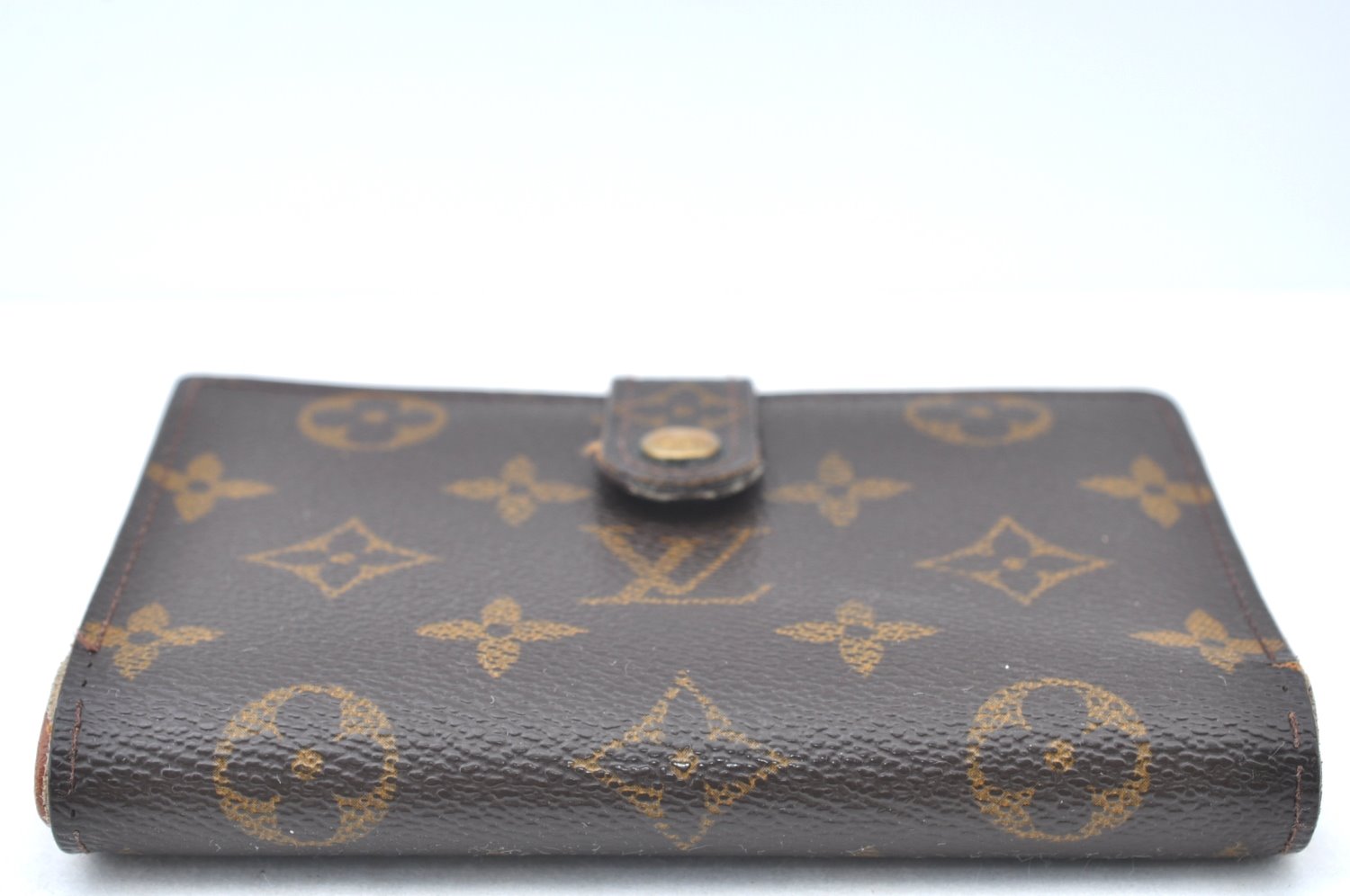 Auth Louis Vuitton Monogram Porte Monnaie Billets Viennois M61663 Wallet K6049