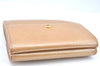 Auth Louis Vuitton Vernis Porte Monnaie Billets Cartes Credit Wallet Beige K6050