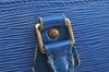 Authentic Louis Vuitton Epi Speedy 25 Hand Boston Bag Blue M43015 LV K6053