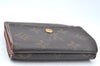 Authentic Louis Vuitton Monogram M61652 Porte Monnaie Billet Carte Credit K6055