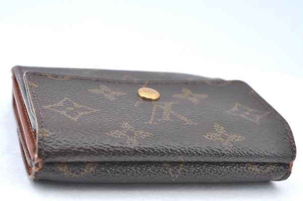 Authentic Louis Vuitton Monogram M61652 Porte Monnaie Billet Carte Credit K6055