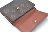 Authentic Louis Vuitton Monogram M61652 Porte Monnaie Billet Carte Credit K6055